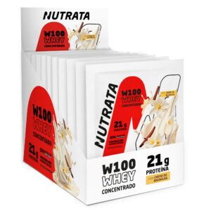 NUTRATA W100 WHEY CONCENTRADO 900G REFIL - CREME DE BAUNILHA