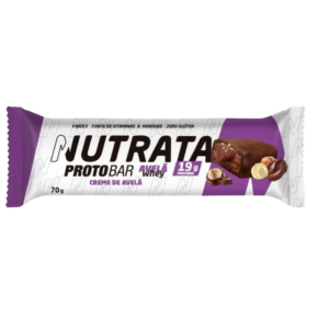 NUTRATA PROTO BAR WHEY 70G - CREME DE AVELÃ
