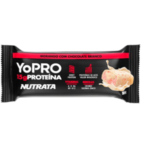NUTRATA YOPRO 55G - MORANGO COM CHOCOLATE BRANCO
