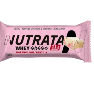 NUTRATA WHEY GREGO 40G - MORANGO COM CHANTILLY