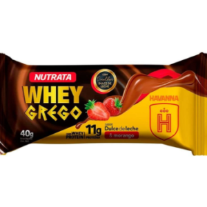 NUTRATA WHEY GREGO HAVANNA 40G - DULCE DE LECHE E MORANGO