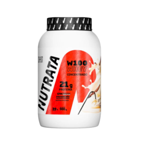 NUTRATA W100 WHEY CONCENTRADO 900G - CREME DE BAUNILHA