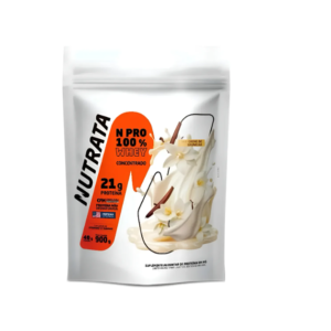 NUTRATA W100 WHEY CONCENTRADO 900G REFIL - CREME DE BAUNILHA