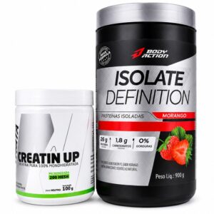 COMBO WHEY BODY MORANGO + CREATINA NUTRATA